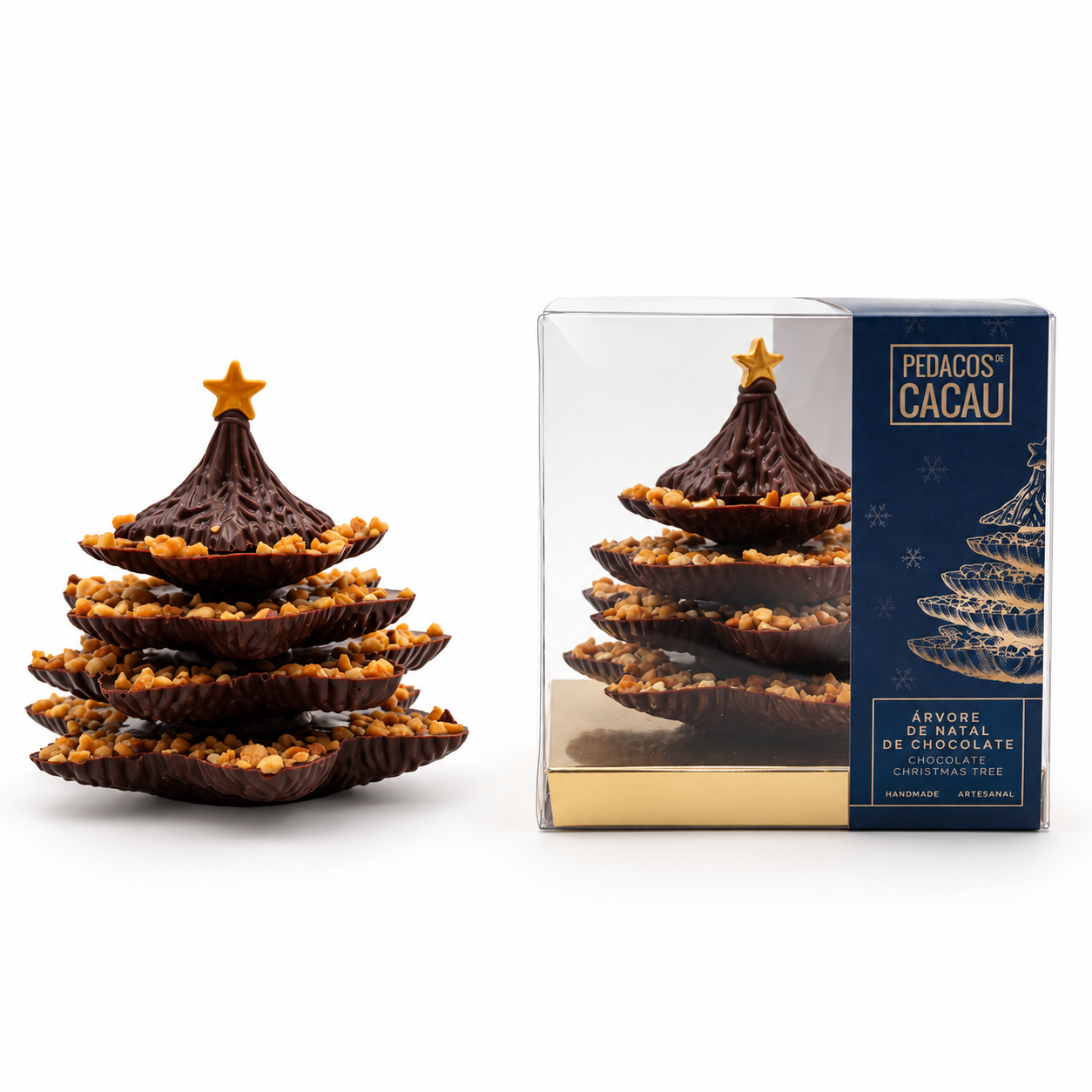 Árvore de Natal de Chocolate Pequena