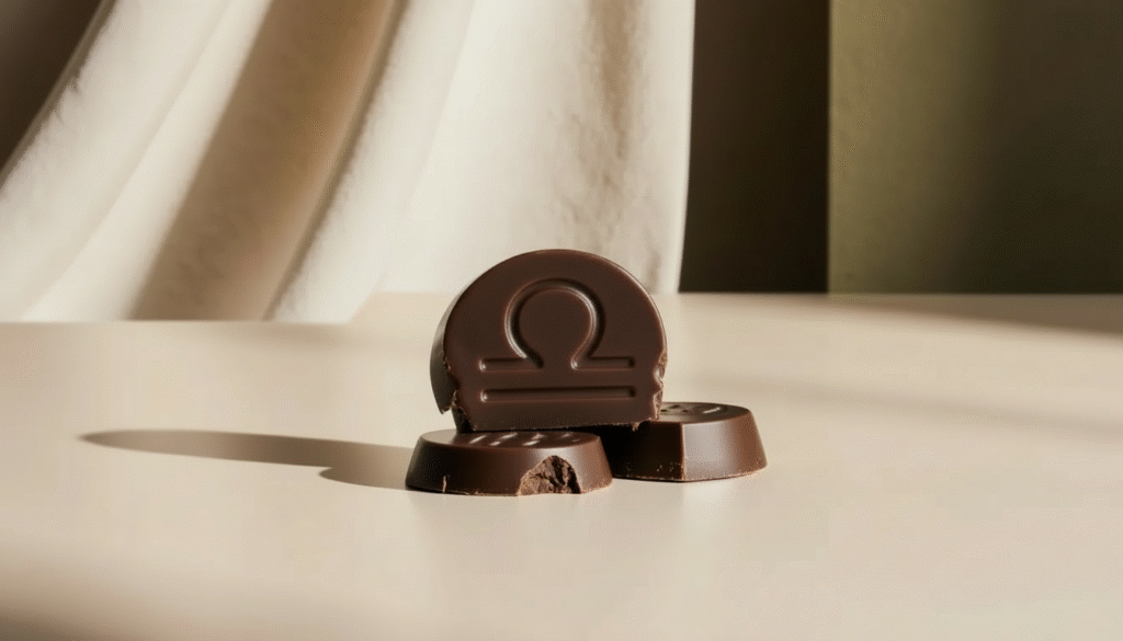 ⚖️ O chocolate ideal para Balança: Harmonia, Elegância e Frescura