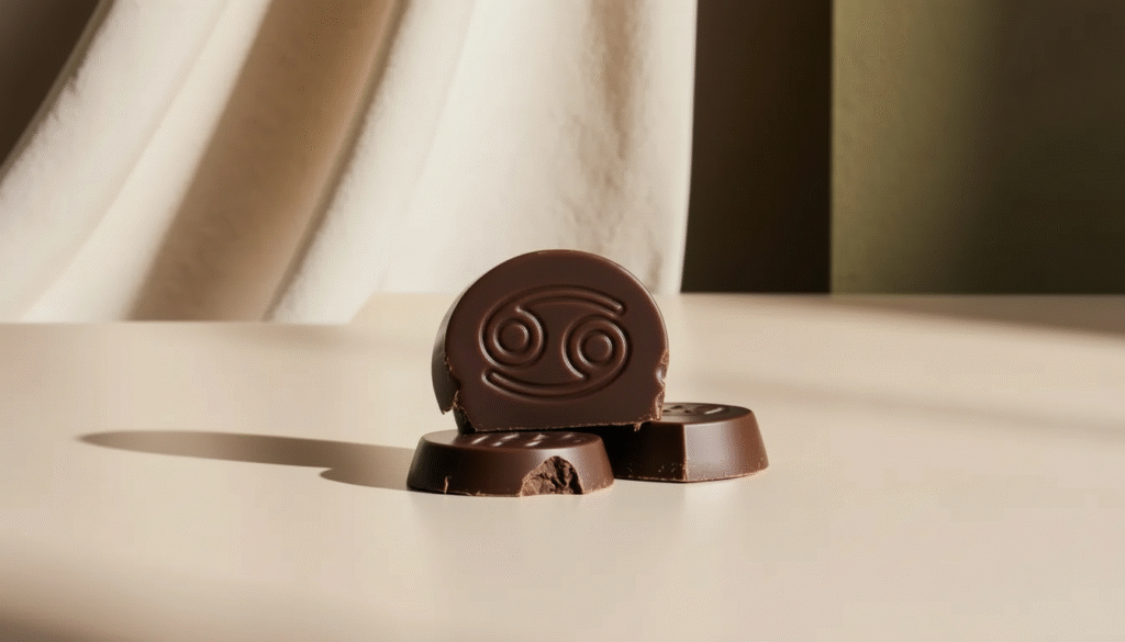 ♋ O chocolate ideal para Caranguejo: Memória, Afeto e Aconchego