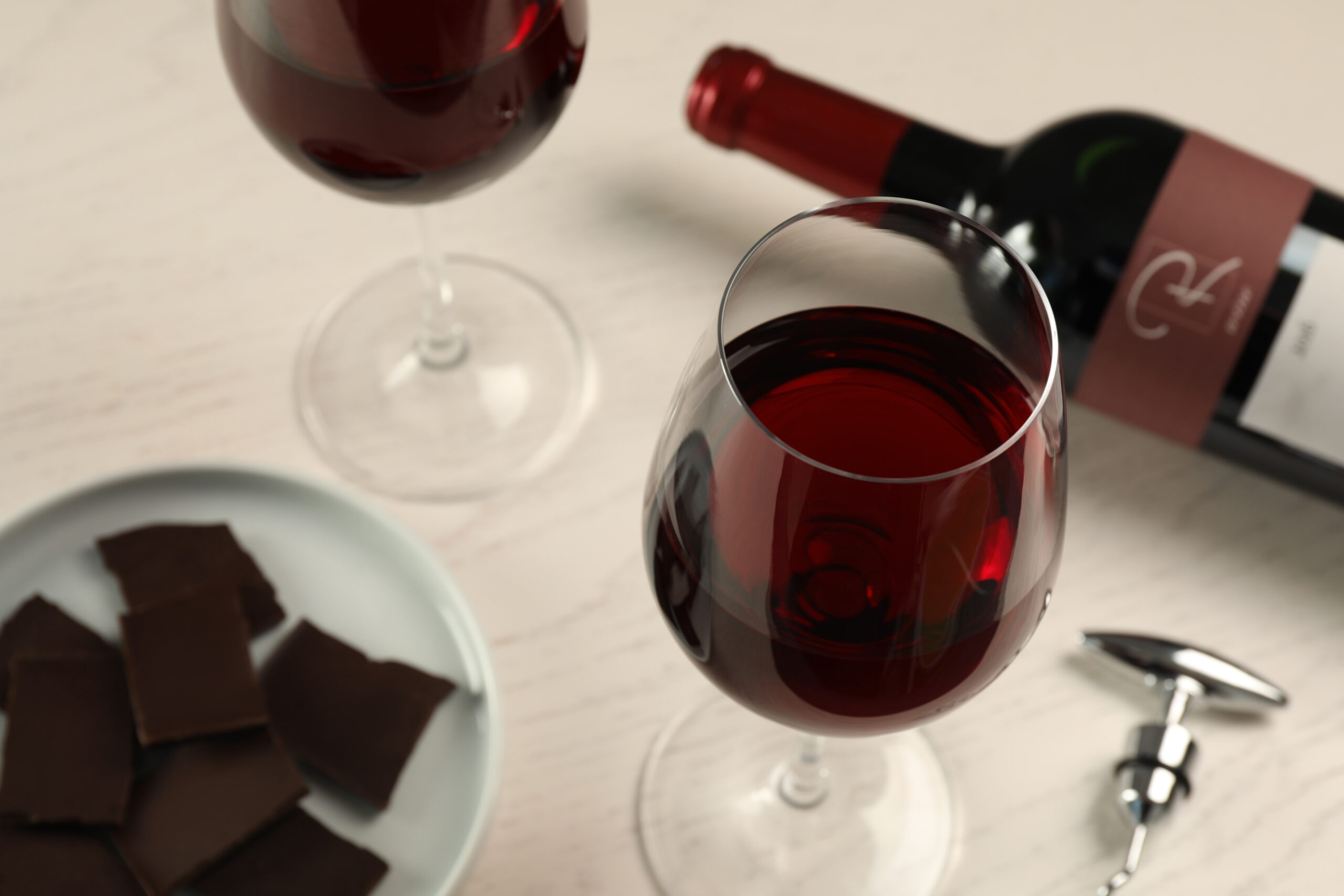 Chocolate e vinho