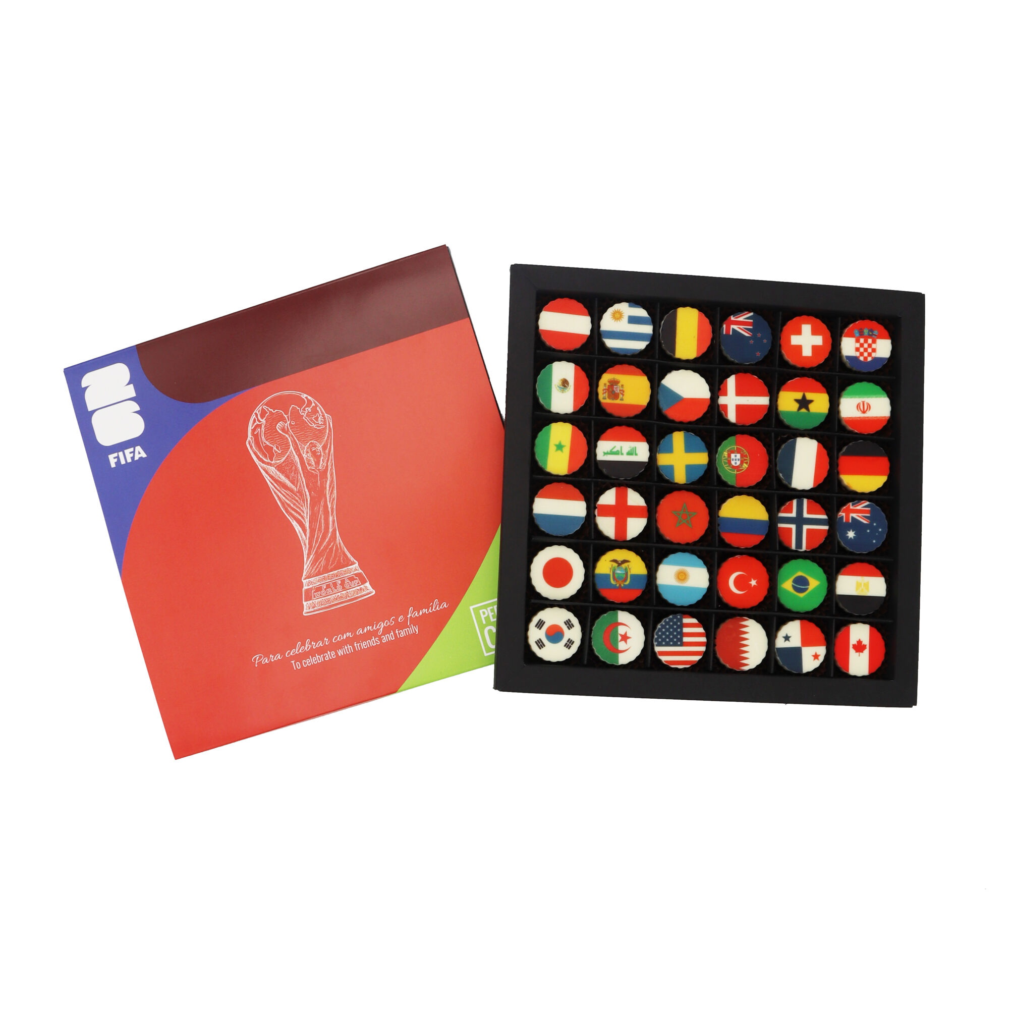 Caixa 36 Chocolates - Mundial 2026