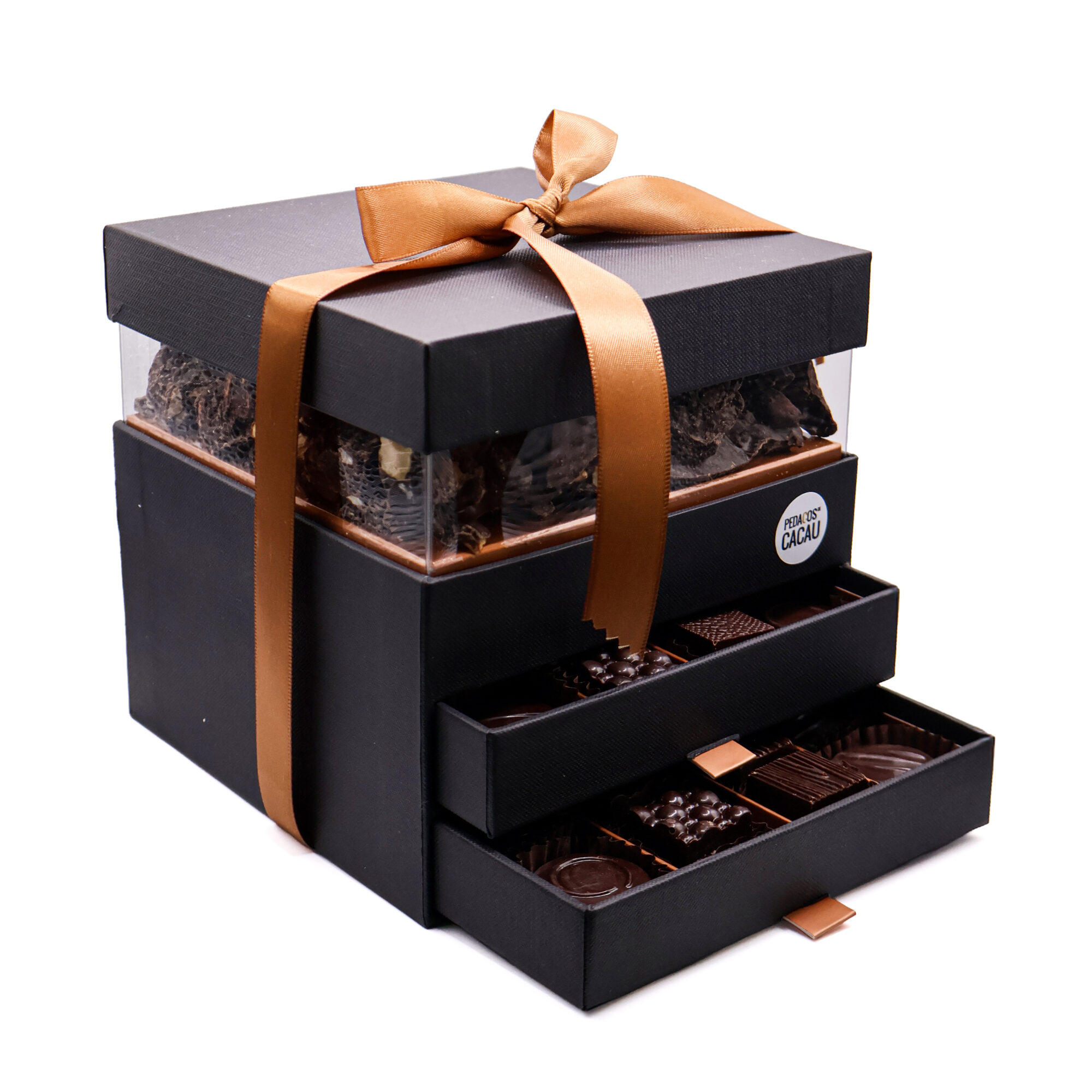 Sinfonia de Chocolate | Caixa de Bombons e Crocantes